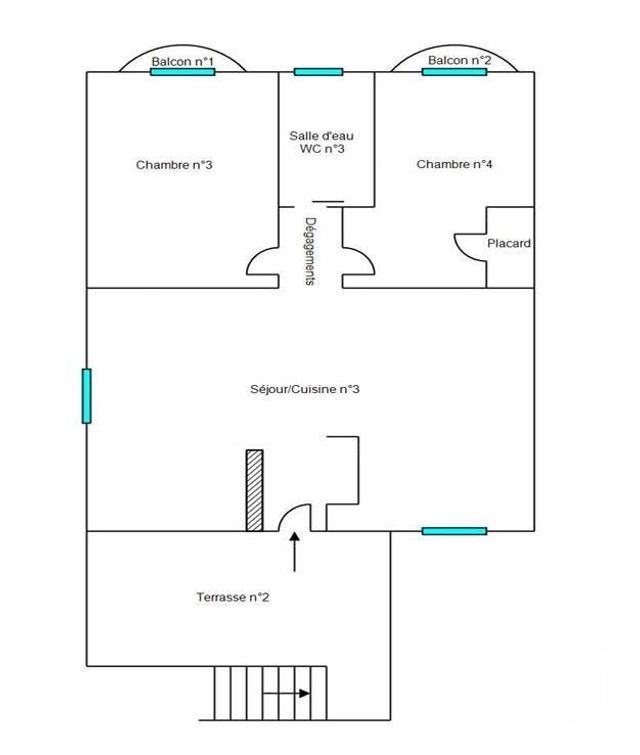 maison à vendre - 7 pièces - 112.45 m2 - CAGNES SUR MER - 06 - PROVENCE-ALPES-COTE-D-AZUR - Century 21 Villas D'Azur