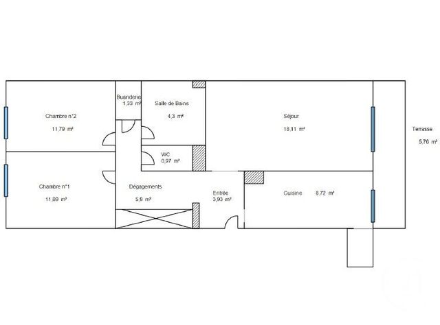 Appartement F3 à vendre - 3 pièces - 67.0 m2 - CAGNES SUR MER - 06 - PROVENCE-ALPES-COTE-D-AZUR - Century 21 Villas D'Azur