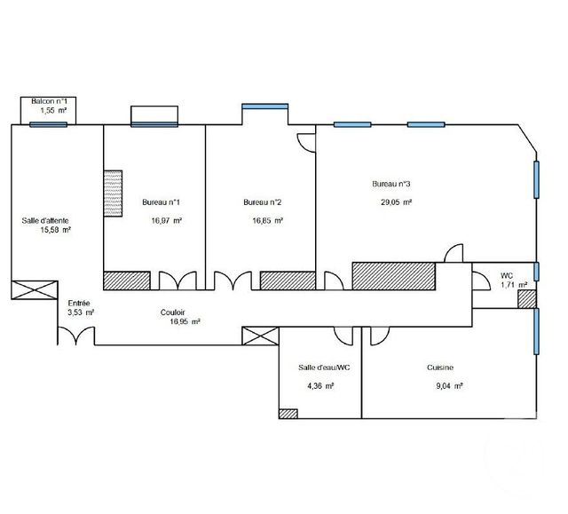 Appartement F4 à vendre - 4 pièces - 114.04 m2 - NICE - 06 - PROVENCE-ALPES-COTE-D-AZUR - Century 21 Villas D'Azur