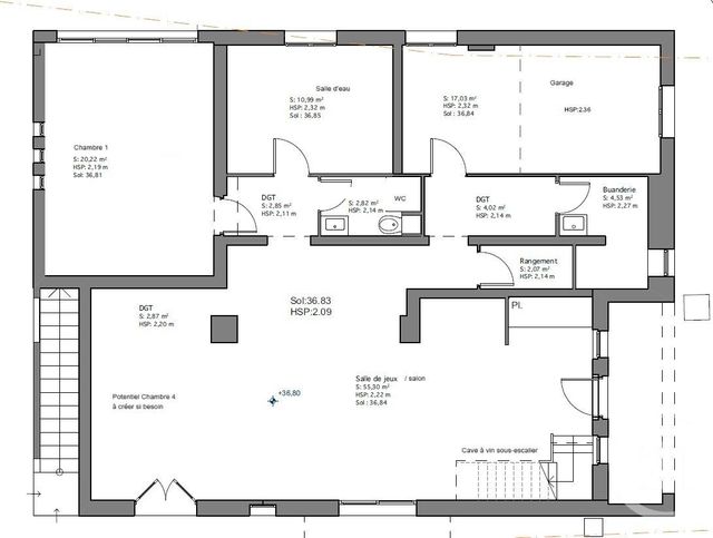 maison à vendre - 6 pièces - 310.0 m2 - VILLENEUVE LOUBET - 06 - PROVENCE-ALPES-COTE-D-AZUR - Century 21 Villas D'Azur