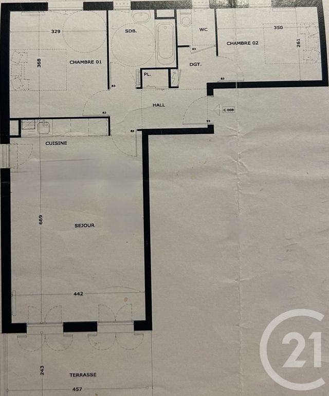 Appartement T3 à vendre - 3 pièces - 64.2 m2 - LA COLLE SUR LOUP - 06 - PROVENCE-ALPES-COTE-D-AZUR - Century 21 Villas D'Azur