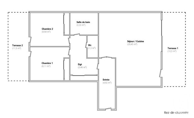 Appartement F3 à vendre - 3 pièces - 63.23 m2 - CAGNES SUR MER - 06 - PROVENCE-ALPES-COTE-D-AZUR - Century 21 Villas D'Azur