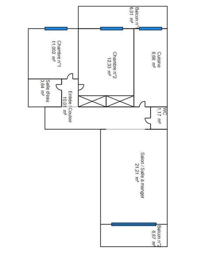 Appartement F3 à vendre - 3 pièces - 68.04 m2 - CAGNES SUR MER - 06 - PROVENCE-ALPES-COTE-D-AZUR - Century 21 Villas D'Azur