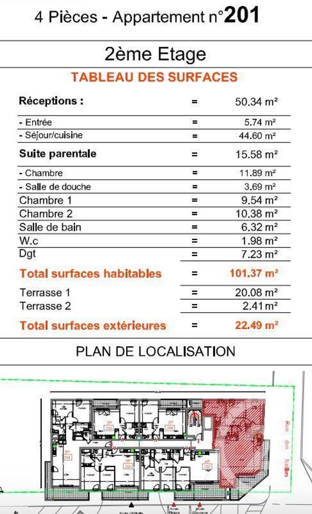 Appartement F4 à vendre - 4 pièces - 84.71 m2 - CAGNES SUR MER - 06 - PROVENCE-ALPES-COTE-D-AZUR - Century 21 Villas D'Azur
