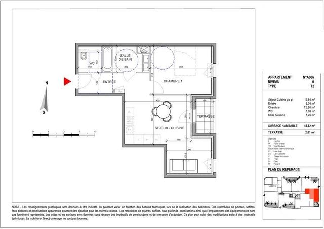 Appartement T2 à vendre - 2 pièces - 45.52 m2 - CAGNES SUR MER - 06 - PROVENCE-ALPES-COTE-D-AZUR - Century 21 Villas D'Azur