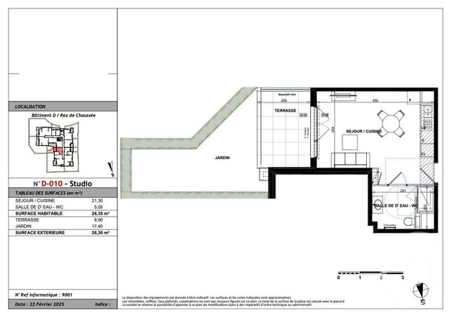Appartement Studio à vendre - 1 pièce - 26.35 m2 - ANTIBES - 06 - PROVENCE-ALPES-COTE-D-AZUR - Century 21 Villas D'Azur