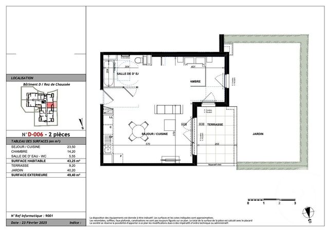 Appartement T2 à vendre - 2 pièces - 43.25 m2 - ANTIBES - 06 - PROVENCE-ALPES-COTE-D-AZUR - Century 21 Villas D'Azur