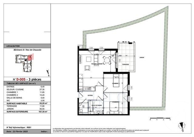 Appartement T3 à vendre - 3 pièces - 62.25 m2 - ANTIBES - 06 - PROVENCE-ALPES-COTE-D-AZUR - Century 21 Villas D'Azur