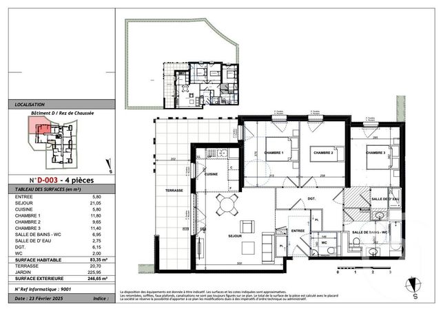 Appartement T4 à vendre - 4 pièces - 83.35 m2 - ANTIBES - 06 - PROVENCE-ALPES-COTE-D-AZUR - Century 21 Villas D'Azur