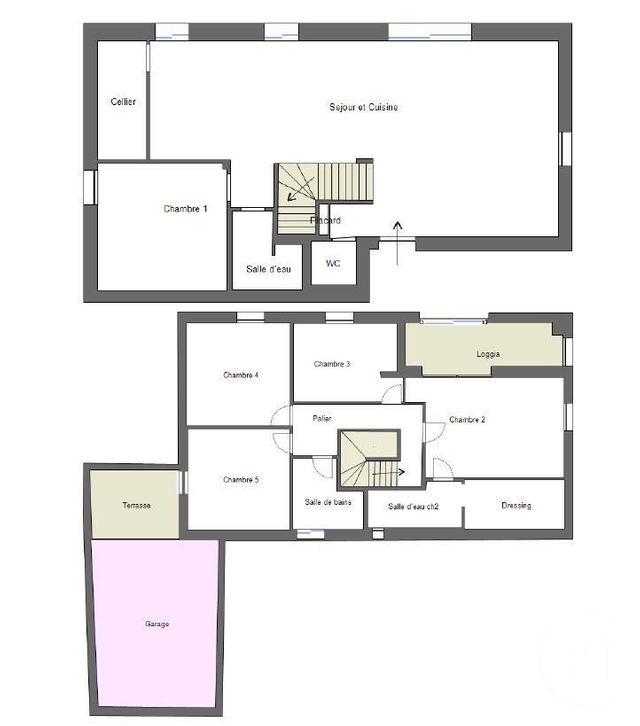 maison à vendre - 6 pièces - 162.1 m2 - CAGNES SUR MER - 06 - PROVENCE-ALPES-COTE-D-AZUR - Century 21 Villas D'Azur