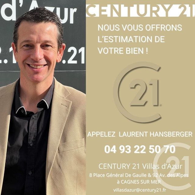 Appartement F3 à vendre - 3 pièces - 64.88 m2 - JUAN LES PINS - 06 - PROVENCE-ALPES-COTE-D-AZUR - Century 21 Villas D'Azur