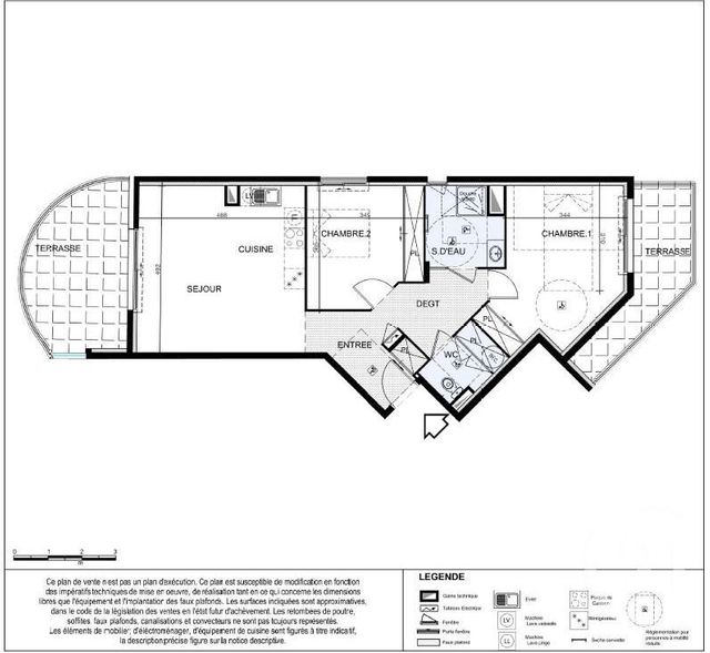 Appartement F3 à vendre - 3 pièces - 71.0 m2 - 06 - PROVENCE-ALPES-COTE-D-AZUR - Century 21 Villas D'Azur