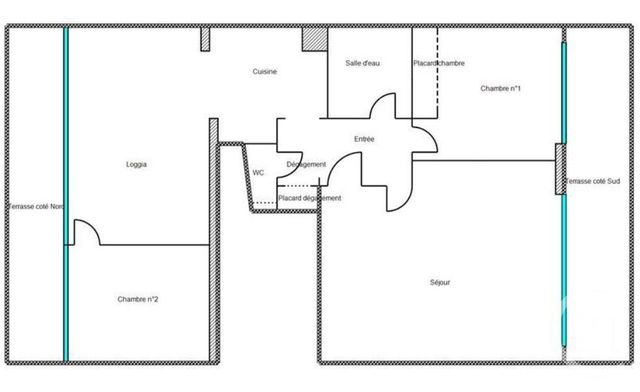 Appartement F3 à vendre - 3 pièces - 76.0 m2 - CAGNES SUR MER - 06 - PROVENCE-ALPES-COTE-D-AZUR - Century 21 Villas D'Azur