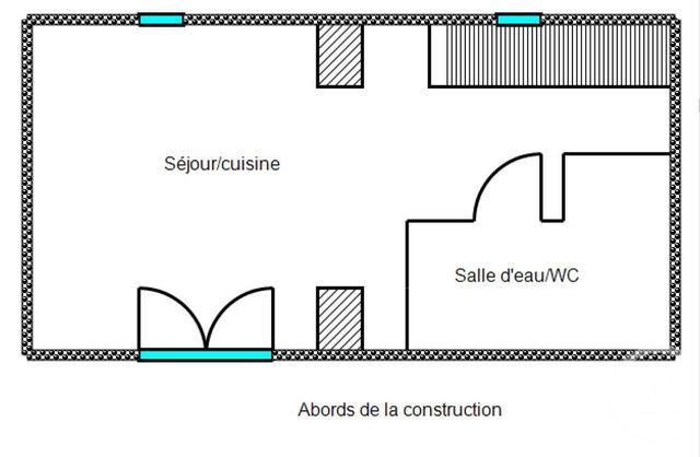 maison à vendre - 2 pièces - 33.29 m2 - LA GAUDE - 06 - PROVENCE-ALPES-COTE-D-AZUR - Century 21 Villas D'Azur