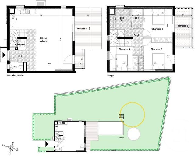 maison à vendre - 4 pièces - 96.2 m2 - CAGNES SUR MER - 06 - PROVENCE-ALPES-COTE-D-AZUR - Century 21 Villas D'Azur