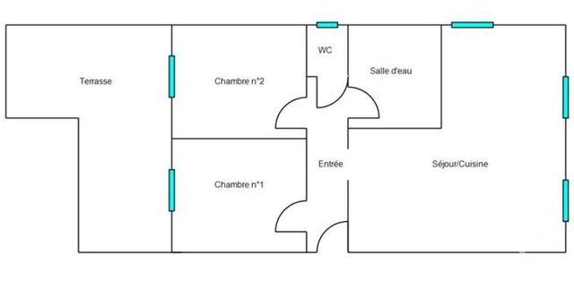 Appartement F3 à vendre - 3 pièces - 55.62 m2 - CAGNES SUR MER - 06 - PROVENCE-ALPES-COTE-D-AZUR - Century 21 Villas D'Azur