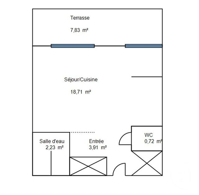 Appartement Studio à louer - 1 pièce - 25.57 m2 - CAGNES SUR MER - 06 - PROVENCE-ALPES-COTE-D-AZUR - Century 21 Villas D'Azur